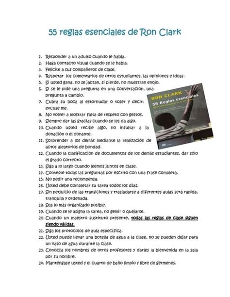 ron clark 55 reglas esenciales pdf