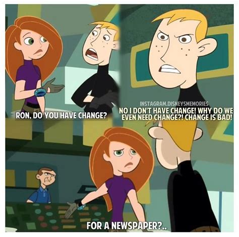 Ron Kim Possible Quotes