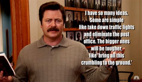 Ron Swanson Government Quotes