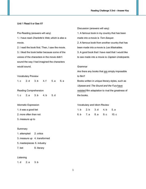 Roots Readworks Answer Key