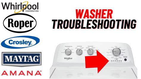Full Download Roper Washer Troubleshooting Guide 