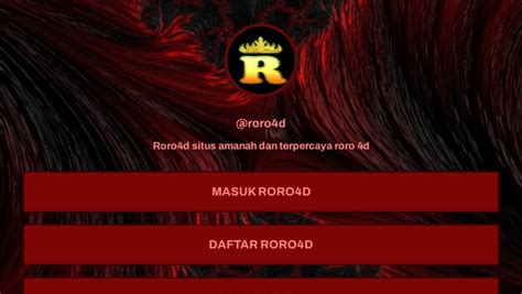 RORO4D MAXWIN Agen Online Provider Terlengkap Dan Terpercaya 2024
