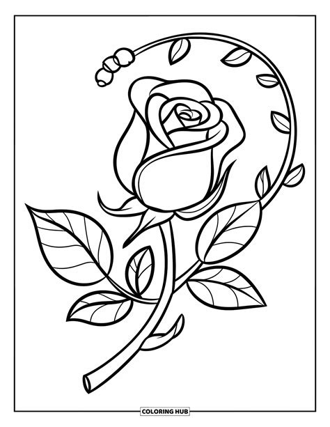 Rosa Para Imprimir