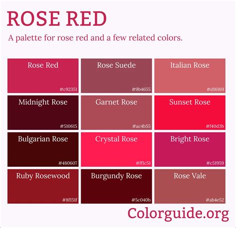 rose red color