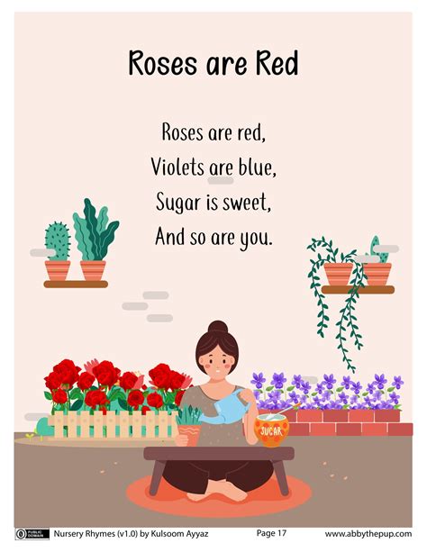 Roses Are Red Nursery Rhyme With Karaoke Appu Roses Are Red Nursery Rhyme - Roses Are Red Nursery Rhyme