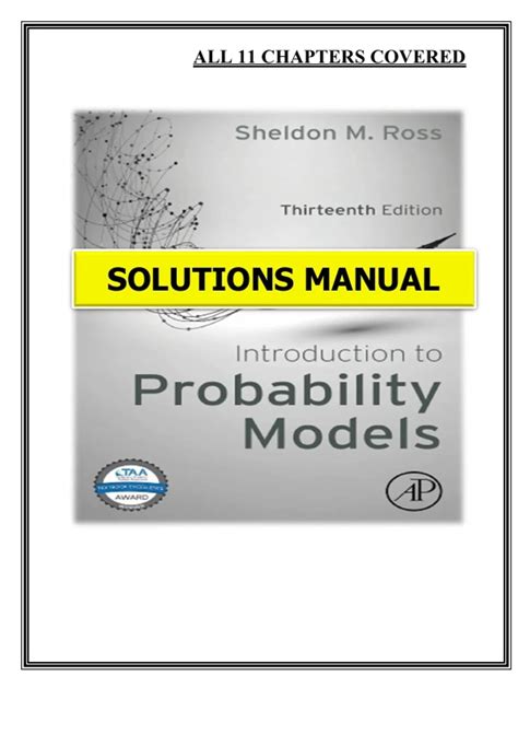 Ross Probability Models Solutions