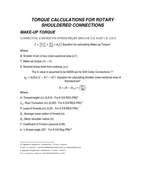 Rotary Table Torque Calculations