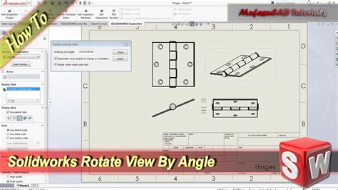 rotate detail view in solidworks