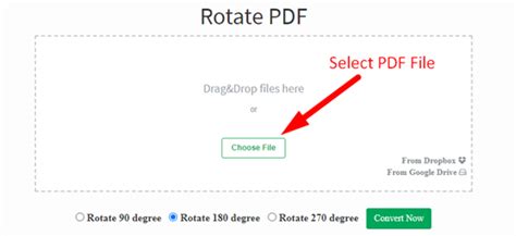 rotate pdf online