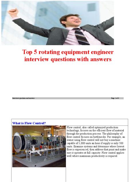 Rotating Equipment Engineer Interview Questions