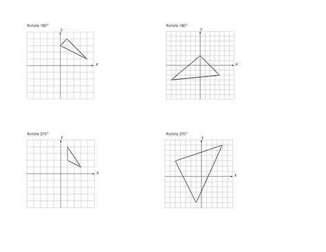 Rotations Worksheet Mrmillermath Rotation Geometry Worksheet - Rotation Geometry Worksheet