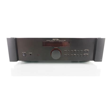 Read Rotel 1090 User Guide 