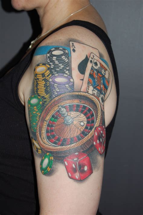 roulette casino tattoo