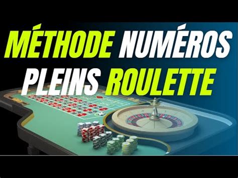 roulette strategie numero plein rjux canada