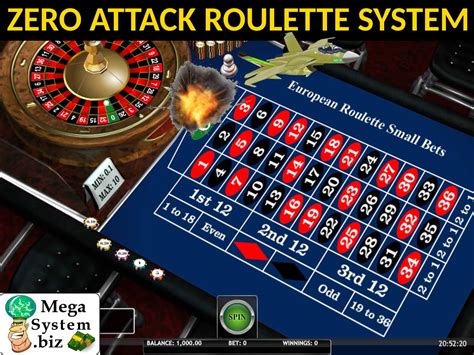 roulette system zero