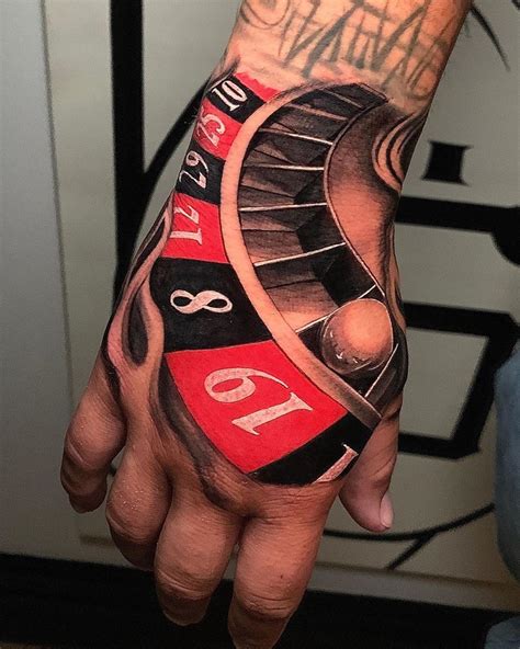 roulette table tattoo designs