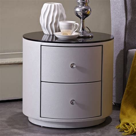 Round Bedside Tables Nightstands