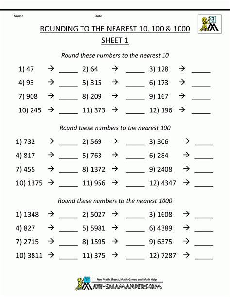 Round Numbers Worksheets For 4th Graders Online Splashlearn Rounding Numbers Worksheets Grade 4 - Rounding Numbers Worksheets Grade 4