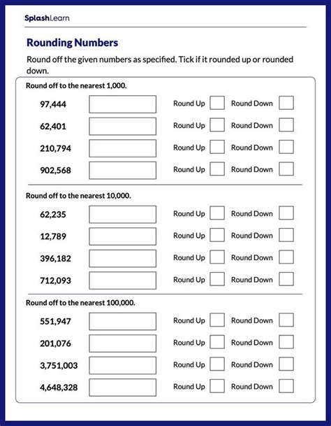 Round Off Numbers Math Worksheets Splashlearn Rounding Off Worksheet - Rounding Off Worksheet