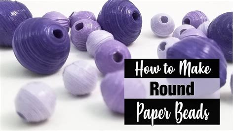 Read Round Paper Bead Template 
