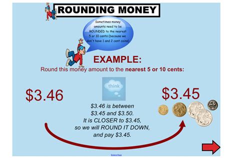Rounding Dollar Amounts To The Nearest 5 Cents Round To The Nearest Dollar Worksheet - Round To The Nearest Dollar Worksheet