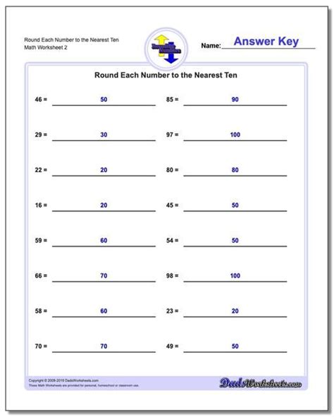 Rounding Numbers Dadsworksheets Com Rounding Math Worksheets - Rounding Math Worksheets