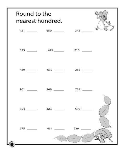 Rounding Worksheets 2nd Grade Download Free Pdfs Cuemath 2nd Grade Rounding Picture Worksheet - 2nd Grade Rounding Picture Worksheet