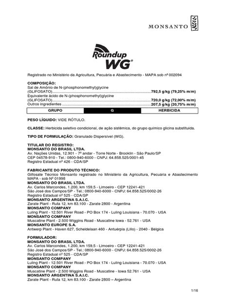 Roundup Wg Bula