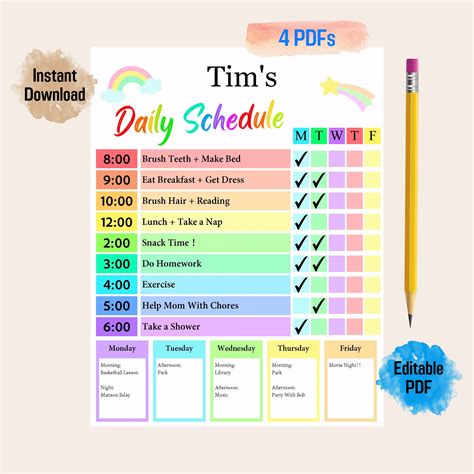 Routine For Class 9