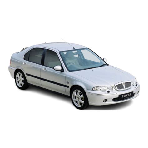 Rover 400 Manual