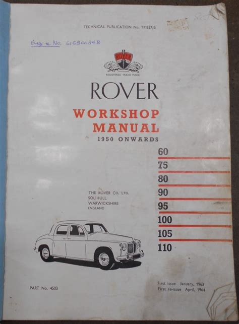 Rover P4 Manual