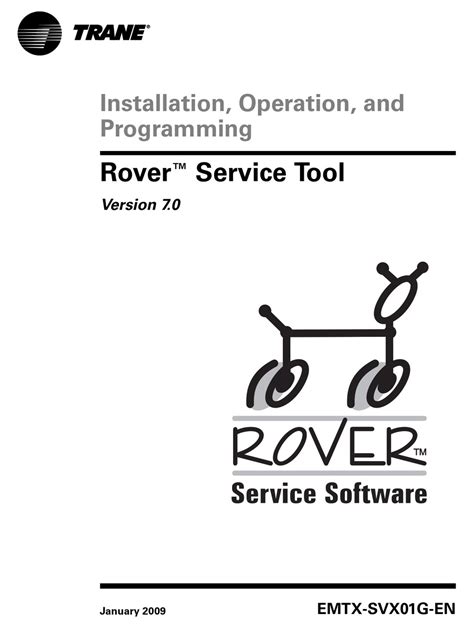 Read Online Rover Operation Programming Guide 