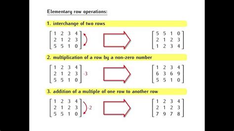 Row Operation On Matrix