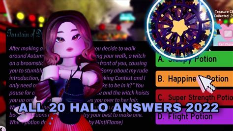 ALL* HALO ANSWERS! *Win* The VALENTINES Halo 2021! 🏰 Royale High 