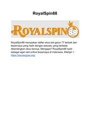 ROYALSPIN88 LOGIN - ROYALSPIN88 >> Buktikan Perbandingan Mana Lebih Cuan ! Beli