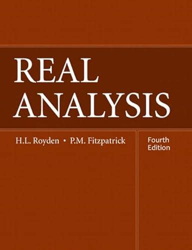 royden real analysis 4th edition solution manual