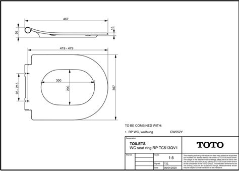 RP TOTO - Toto RP 380 x 490mm Wall-Hung mpact Rimless WC Pan