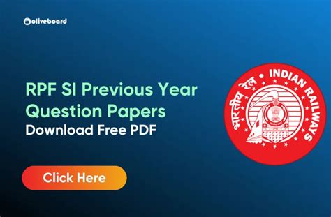 Rpf Si Previous Question Papers
