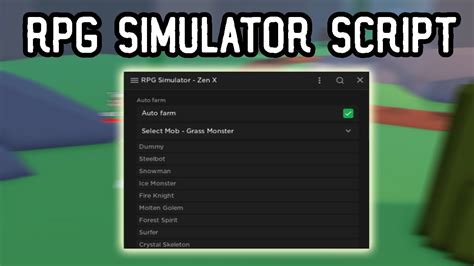 Rpg Simulator Script