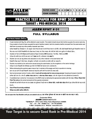 Full Download Rpmt Paper 2014 