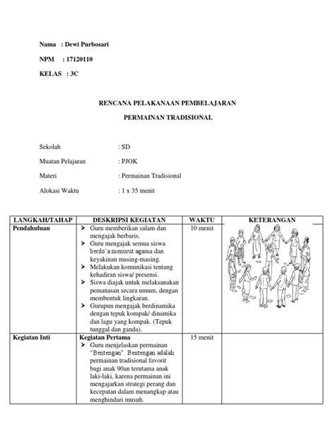 rpp permainan tradisional