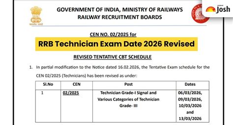Rrb Technician Notification Pdf