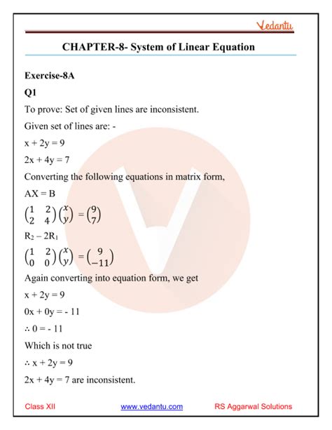 Rs Aggarwal Maths Class 12 Solutions
