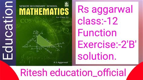 Full Download Rs Agarwal Class 12 Solution 