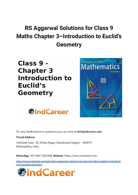 Full Download Rs Aggarwal Maths Solution Class 9 File Type Pdf 