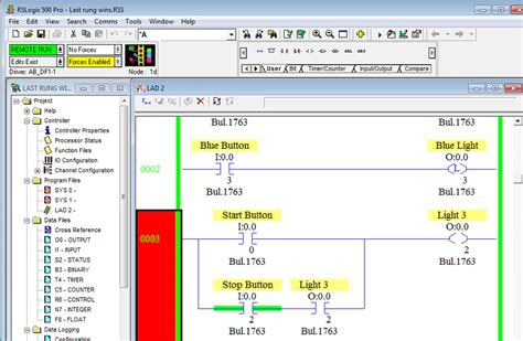 Rslogix 500 Test Edits Set Inputs High