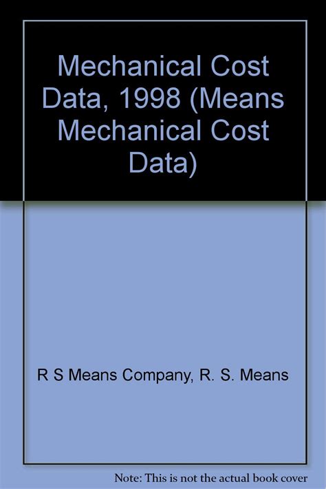 Rsmeans Mechanical Cost Data
