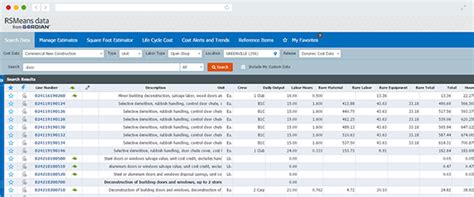 Rsmeans Trial