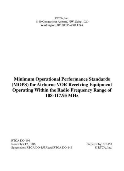 Download Rtca Do 196 