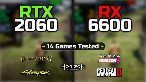 rtx 2060 vs rx 6600